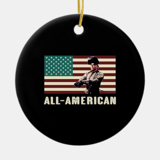 All-American Welder Keramisch Ornament (Voorkant)