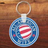 All-American Wife Sleutelhanger (Voorkant)