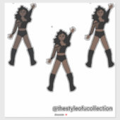 All Black Dancer #1 Sticker (Vel)