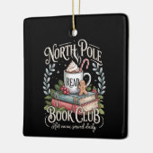 All Booked for Christmas Coquette Xmas Book Club Keramisch Ornament (Links)