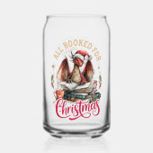 All Booked for Christmas Dragon  Blikvorm Glas (Achterkant)