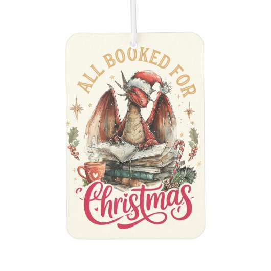 All Booked for Christmas Dragon Luchtverfrisser (Voorkant)