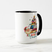 All Booked for Christmas Mug | Book Lover Gift | (Devant droit)