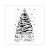 All Booked for Christmas  Rubberstempel (Afrduk)