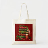 All booked for Christmas Tote Bag (Voorkant)