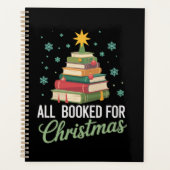 All Booked For Christmas Tree Books Teacher Xmas  (Devant)
