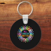 All Cancer S Outfit Honoring Every Warrior Men Wom Sleutelhanger (Voorkant)