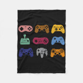 All Control Video Game Controller Console Gaming R Fleece Deken (Voorkant)