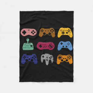 All Control Video Game Controller Console Gaming R Fleece Deken