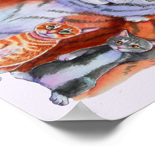 All Creature Great and Small Cats! Poster small (Coin)