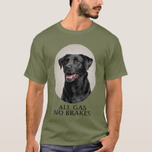 All Gas No Brakes Black Lab-sporthemd