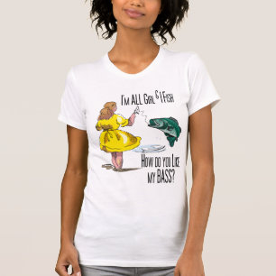 All Girl Vissen Shirten T-shirt