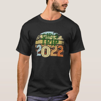 All Girls Trip 2022 Summer Tropic Island Beach Vac T-shirt