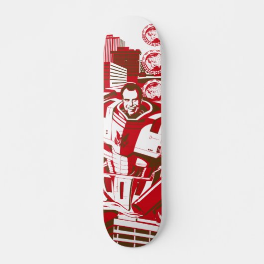 All Hail Robot Nixon Skateboard (Voorkant)