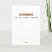 - All Hail the Queen Bee, Kaart (Achterkant)