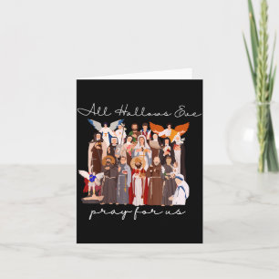 All Hallows Eve Bid Voor Ons Halloween Katholiek S Kaart