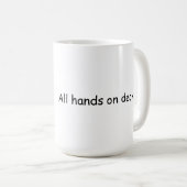 All Hands On Deck Mom's Life Mug (Devant droit)