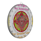 All Hearts Go Home voor Valentijn Art Print Dartbord (Voorkant Links)