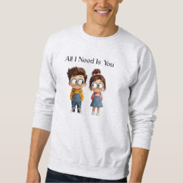 All I need Is You | Schattige Cartoon Jongen & Mei Trui