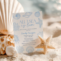 All I sea Is Love Seashells Bridal Shower
