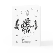 All I Want for Carte de voeux i you