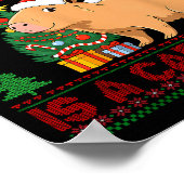All I Want For Christmas Is A Capybara Ugly Sweate Poster (Hoek)