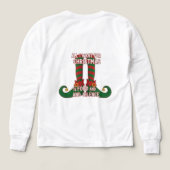 All I Want For Christmas Is Food And Silence T-Shi (Motif verso)