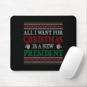 All I Want For Christmas Is New President Ugly Chr Muismat (Met muis)