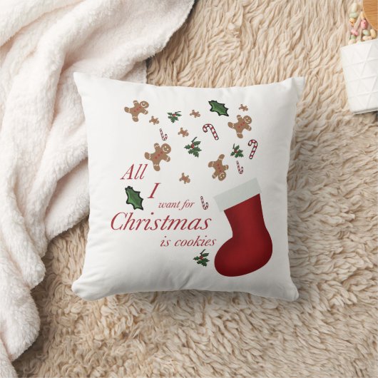 all i wanted for christmas is cookie kussen (Deken)