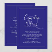 All-in-1 Modern Monochrome Ampersand Wedding (Voorkant / Achterkant)