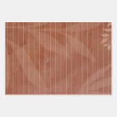 All-in-1 Rustic Terracotta Overlay Wedding Inpakpapier Vel (Voorkant 2)
