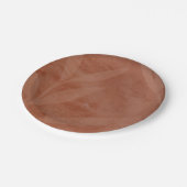 All-in-1 Rustieke Terracotta Overlay Bruiloft Papieren Bordje (Gekanteld)