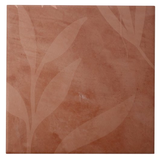 All-in-1 Rustieke Terracotta Overlay Trouwfeest Tegeltje (Voorkant)