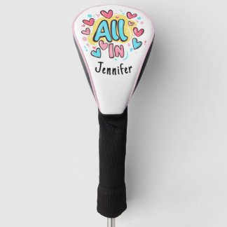 "All in" gepersonaliseerde graffiti-stijl Golfheadcover