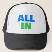 All In Inclusie Aangepaste Tekst Disability Pride Trucker Pet (Voorkant)