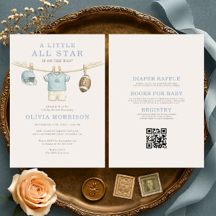All in One All Star Voetbal Baby Borrel Kaart