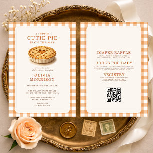 All in One Cutie Pie Herfst Baby Shower Kaart