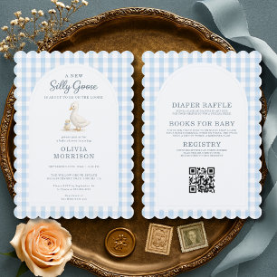 All in One Dwaze Gans Baby Shower Kaart