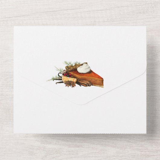 All in One Fall Harvest Uitnodiging (Achterkant)