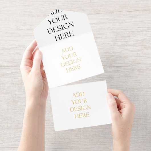 All in One Invitation (Détachable)