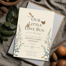 All in One Little Love Bug Baby shower Uitnodiging