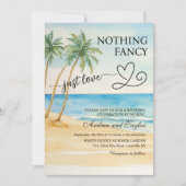 All in One Nothing Fancy Just Love QR Code Beach   Kaart (Voorkant)