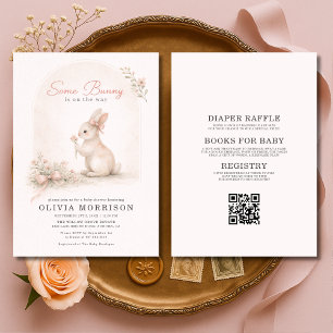 All in One Some Bunny Coquette Boog Baby Shower Kaart