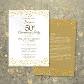 All in One Surprise Party 50ste bruiloft Jubileum Kaart