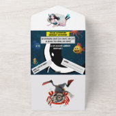 All-in-One Trouw Uitnodiging (Buitenkant)