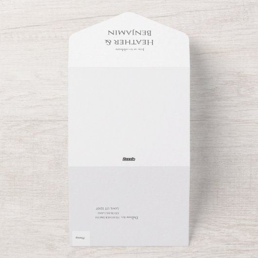 All in one Wedding Invitation Template (Dehors)