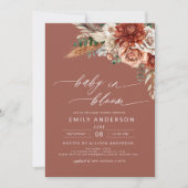 All in One Wildflower Baby in Bloom Herfstdouche Kaart (Voorkant)