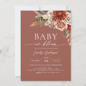 All in One Wildflower Baby in Bloom Herfstdouche Kaart (Voorkant)