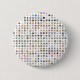 All iPhone / iOS emojis Ronde Button 5,7 Cm