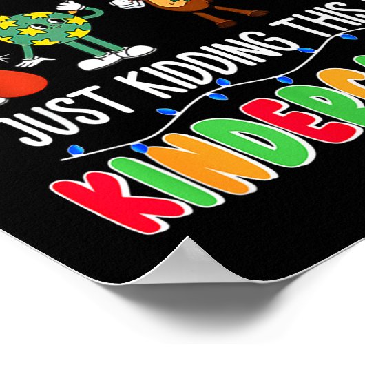 All Is Calm Just Kidding This Is Kindergarten Chri Poster (Hoek)